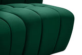 Limitless Green Modular Velvet 14-Piece Sectional from Meridian - Luna Furniture