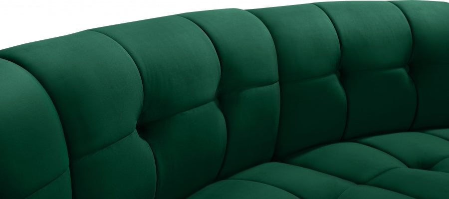 Limitless Green Modular Velvet 14-Piece Sectional from Meridian - Luna Furniture