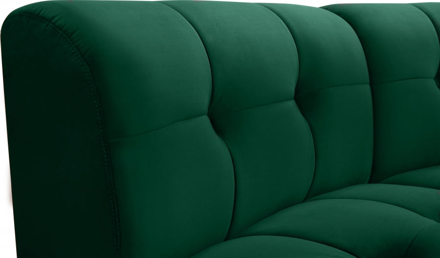 Limitless Green Modular Velvet 14-Piece Sectional from Meridian - Luna Furniture