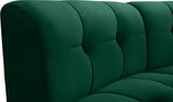 Limitless Green Modular Velvet 5-Piece Sectional from Meridian - Luna Furniture