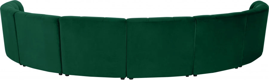 Limitless Green Modular Velvet 8-Piece Sectional from Meridian - Luna Furniture