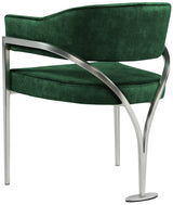 Madelyn Green Velvet Dining Chair, Set of 2 from Meridian - Luna Furniture