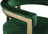 Marcello Green Counter Stool from Meridian - Luna Furniture