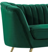 Margo Green Velvet Sofa from Meridian - Luna Furniture