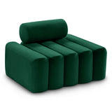 Melody Green Velvet Chair from Meridian - Luna Furniture