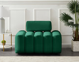 Melody Green Velvet Chair from Meridian - Luna Furniture