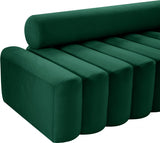 Melody Green Velvet Chair from Meridian - Luna Furniture