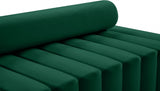 Melody Green Velvet Chair from Meridian - Luna Furniture