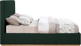 Monaco Green Boucle Fabric Full Bed from Meridian - Luna Furniture