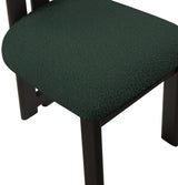 Green Napa Boucle Fabric Dining Chair, Set of 2 from Meridian - Luna Furniture