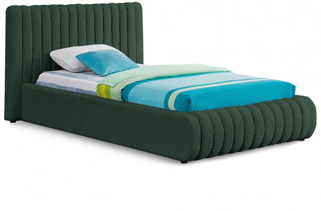 Nash Green Nash Boucle Fabric Twin Bed from Meridian - Luna Furniture