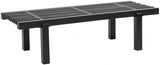 Green Naya Chennile Fabric Bench from Meridian - Luna Furniture