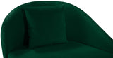 Nolan Green Velvet Chaise from Meridian - Luna Furniture