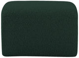 Odelia Green Boucle Fabric Bench from Meridian - Luna Furniture