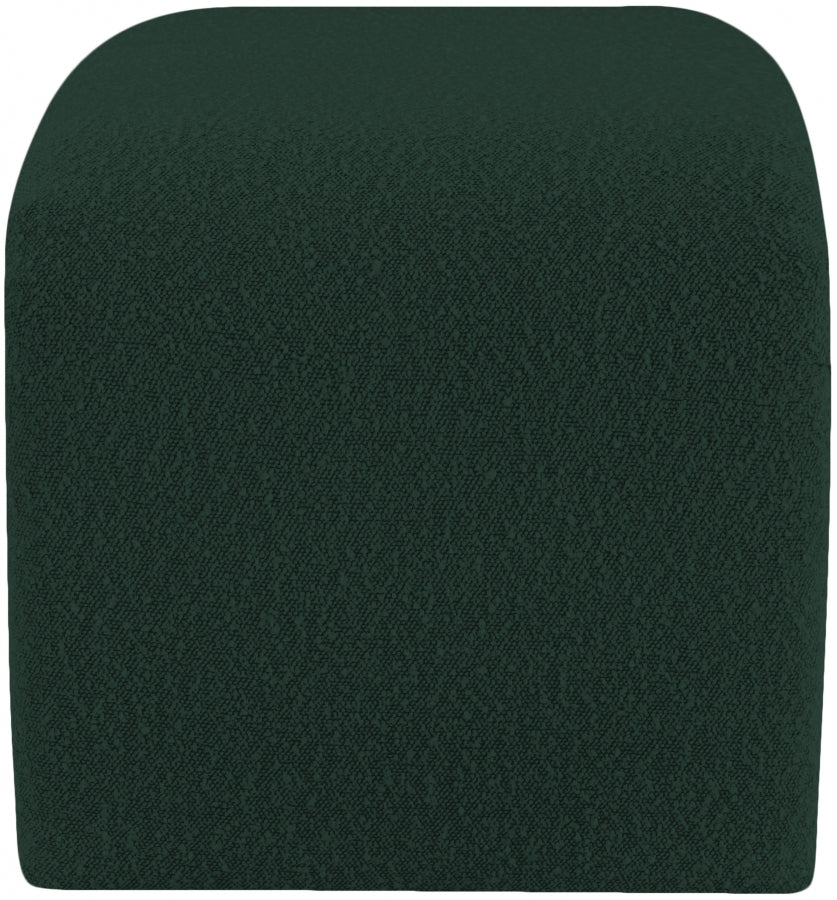 Odelia Green Boucle Fabric Bench from Meridian - Luna Furniture