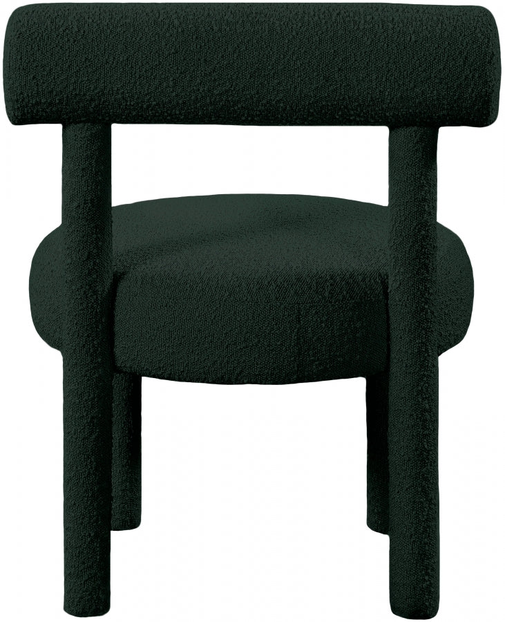 Parlor Green Boucle Fabric Accent Chair from Meridian - Luna Furniture