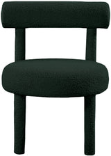 Parlor Green Boucle Fabric Accent Chair from Meridian - Luna Furniture