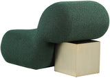 Quadra Green Boucle Fabric Accent Chair from Meridian - Luna Furniture