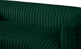 Ravish Green Velvet Sofa from Meridian - Luna Furniture