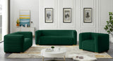 Ravish Green Velvet Sofa from Meridian - Luna Furniture