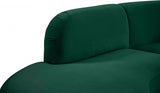 Rosa Green Velvet 3pc. Sectional from Meridian - Luna Furniture