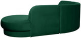 Rosa Green Velvet 3pc. Sectional from Meridian - Luna Furniture