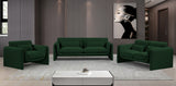 Green Stylus Boucle Fabric Sofa from Meridian - Luna Furniture