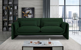 Green Stylus Boucle Fabric Sofa from Meridian - Luna Furniture