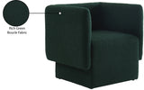 Vera Green Boucle Fabric Accent Chair from Meridian - Luna Furniture