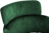 Yara Green Velvet Dining Chair, Set of 2 from Meridian - Luna Furniture