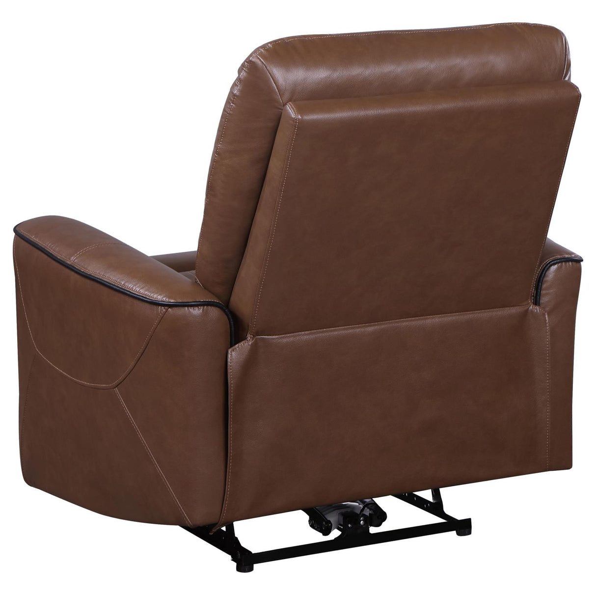 Greenfield 3-piece Upholstered Power Reclining Sofa Set Saddle Brown from Coaster - Luna Furniture