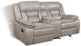 Greer Upholstered Tufted Back Glider Loveseat - 651352 - Luna Furniture