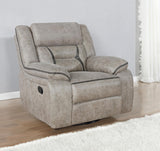 Greer Upholstered Tufted Back Glider Recliner - 651353 - Luna Furniture