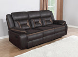 Greer Upholstered Tufted Back Motion Sofa - 651354 - Luna Furniture