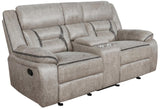 Greer Upholstered Tufted Living Room Set - 651351-S2 - Luna Furniture