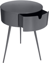 Bali Grey Side Table | Nightstand from Meridian - Luna Furniture