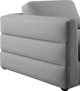 Beckham Grey Linen Textured Modular Sectional from Meridian - Luna Furniture