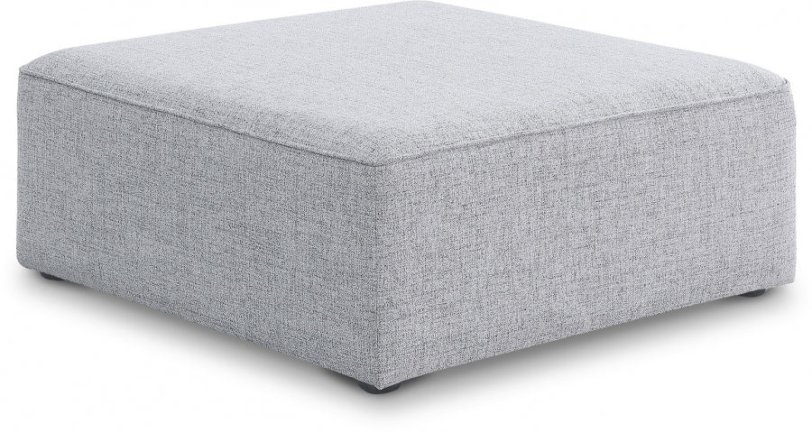 Cube Grey Modular Ottoman from Meridian - Luna Furniture