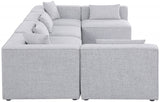 Cube Grey Modular Sectional from Meridian - Luna Furniture