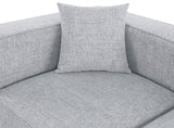 Cube Grey Modular Sectional from Meridian - Luna Furniture