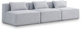 Cube Grey Modular Sofa from Meridian - Luna Furniture