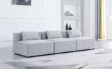 Cube Grey Modular Sofa from Meridian - Luna Furniture