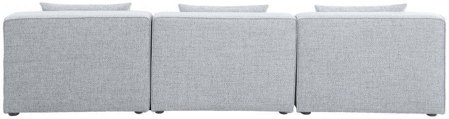 Cube Grey Modular Sofa from Meridian - Luna Furniture