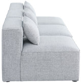 Cube Grey Modular Sofa from Meridian - Luna Furniture