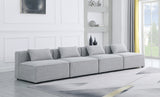 Cube Grey Modular Sofa from Meridian - Luna Furniture