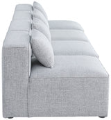 Cube Grey Modular Sofa from Meridian - Luna Furniture