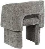 Grey Emmet Chenille Fabric Dining Chair / Accent Chair from Meridian - Luna Furniture