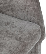 Grey Emmet Chenille Fabric Dining Chair / Accent Chair from Meridian - Luna Furniture