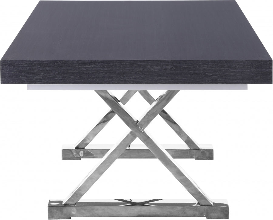 Excel Grey Extendable 2 Leaf Dining Table from Meridian - Luna Furniture