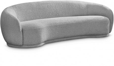 Hyde Grey Boucle Fabric Sofa from Meridian - Luna Furniture